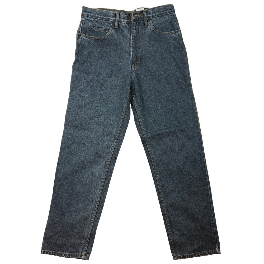 Vintage ATTRAK Basic Jeans Zip Fly Washed Denim Straight Leg Waist 34 Length 30